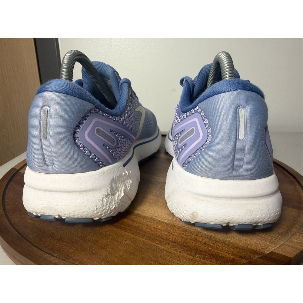 Brooks Ghost 14 Womens Size 9.5 Lilac Blue Running Shoes Sneaker 1203561B544 - Picture 2 of 8